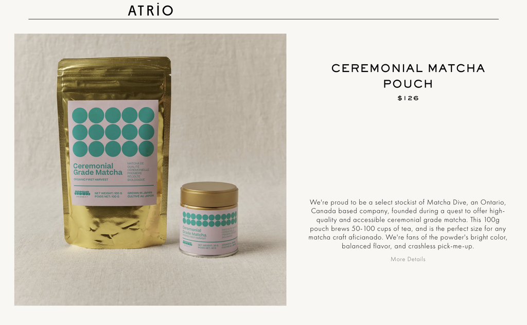 Matcha Dive joins Atrio for their Los Angeles Launch