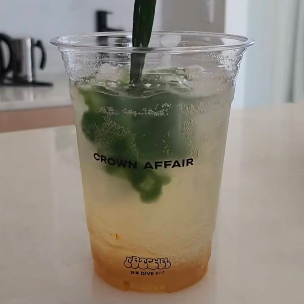 CROWN AFFAIR YUZU MATCHA LEMONADE
