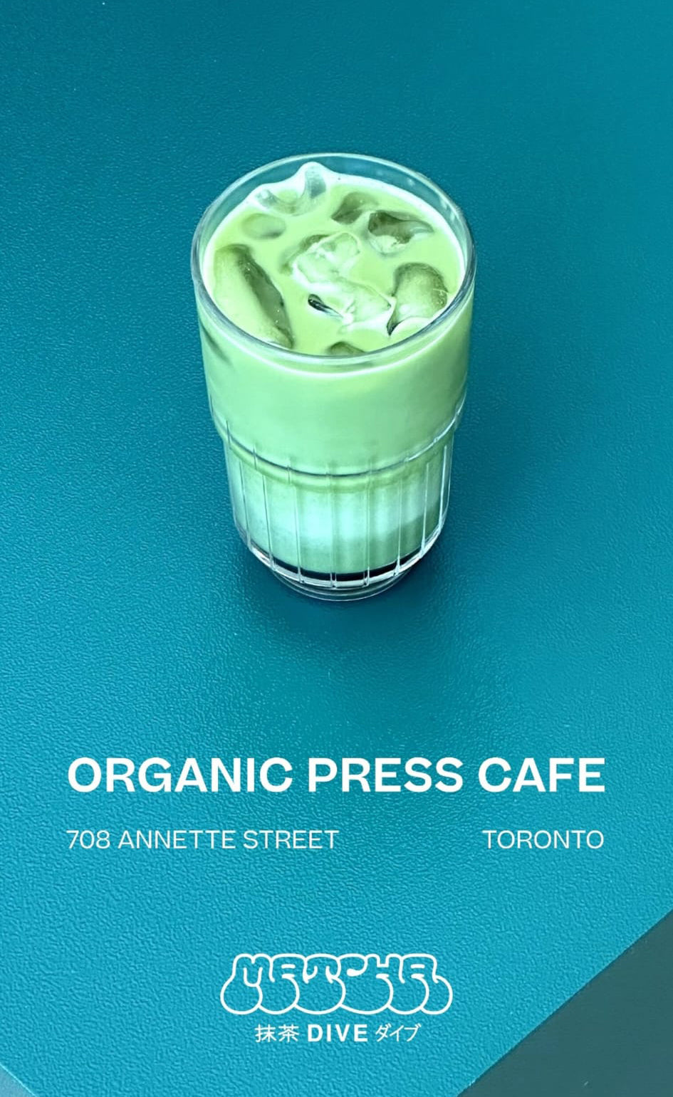 Organic Press meets Organic Ceremonial Matcha